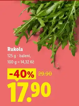 Lidl Rukola nabídka