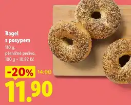 Lidl Bagel s posypem nabídka