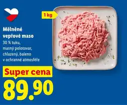 Lidl Mělněné vepřové maso nabídka