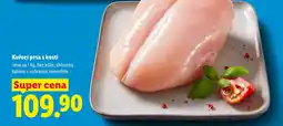 Lidl Kuřecí prsa s kostí nabídka