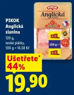 Lidl PIKOK Anglická slanina nabídka