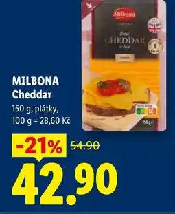 Lidl MILBONA Cheddar nabídka