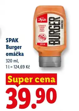 Lidl SPAK Burger omáčka nabídka
