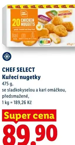 Lidl CHEF SELECT Kuřecí nugetky nabídka