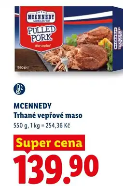 Lidl MCENNEDY Trhané vepřové maso nabídka