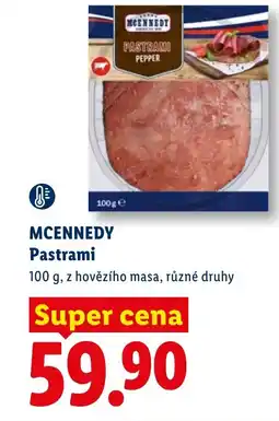 Lidl MCENNEDY Pastrami nabídka