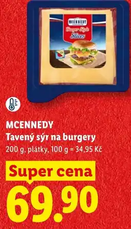 Lidl MCENNEDY Tavený sýr na burgery nabídka