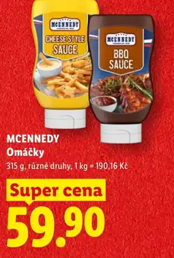 Lidl MCENNEDY Omáčky nabídka
