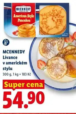 Lidl MCENNEDY Lívance v americkém stylu nabídka