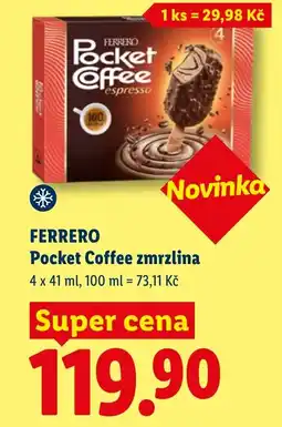 Lidl FERRERO Pocket Coffee zmrzlina nabídka