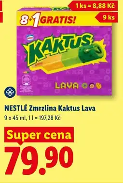 Lidl NESTLÉ Zmrzlina Kaktus Lava nabídka