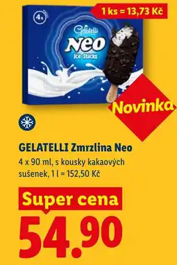 Lidl GELATELLI Zmrzlina Neo nabídka