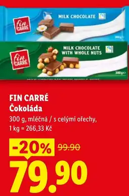 Lidl FIN CARRÉ Čokoláda nabídka