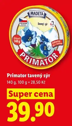 Lidl Primator tavený sýr nabídka