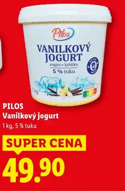 Lidl PILOS Vanilkový jogurt nabídka