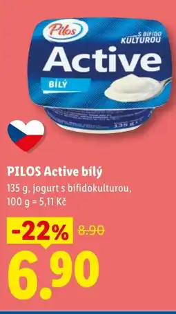 Lidl PILOS Active bílý nabídka