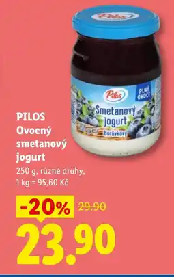 Lidl PILOS Ovocný smetanový jogurt nabídka