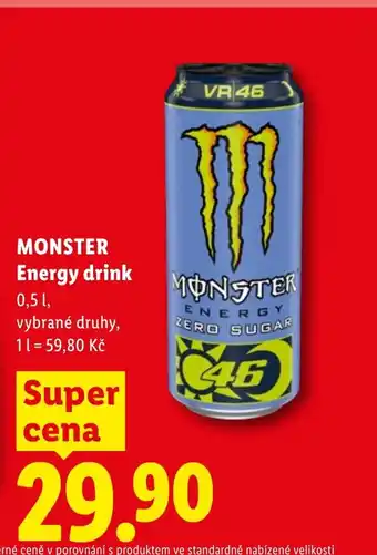 Lidl MONSTER Energy drink nabídka