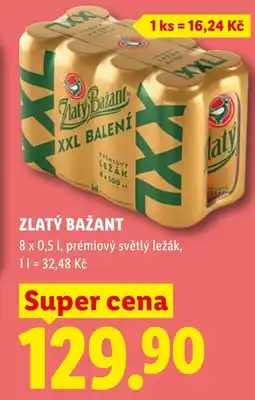 Lidl ZLATÝ BAŽANT nabídka