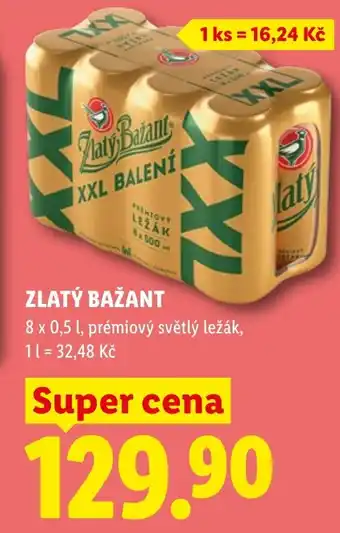 Lidl ZLATÝ BAŽANT nabídka