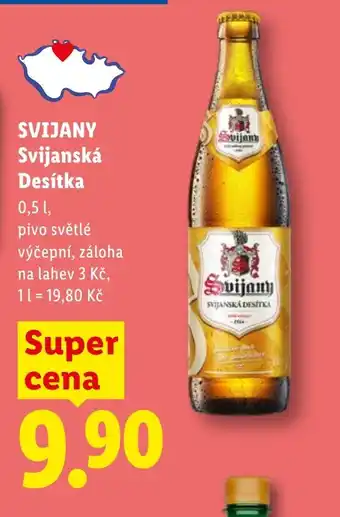 Lidl SVIJANY Svijanská Desítka nabídka