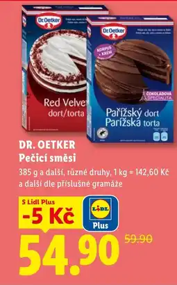 Lidl DR. OETKER Pečicí směsi nabídka