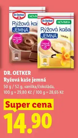 Lidl DR. OETKER Ryžová kaše jemná nabídka