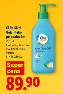 Lidl CIEN SUN Gel/mléko po opalování nabídka