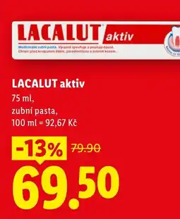 Lidl LACALUT aktiv nabídka