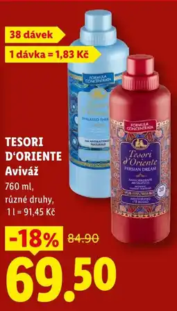 Lidl TESORI D'ORIENTE Aviváž nabídka