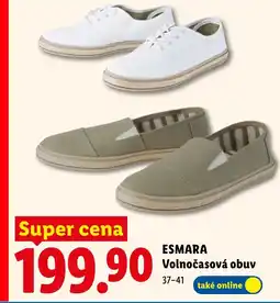 Lidl ESMARA Volnočasová obuv nabídka