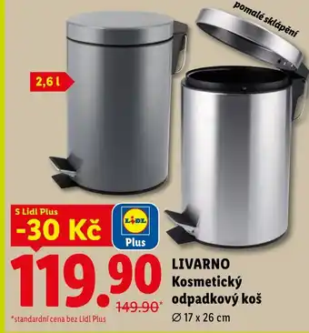 Lidl LIVARNO Kosmetický odpadkový koš nabídka