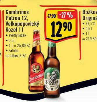 Albert Pivo gambrinus patron 12 nabídka