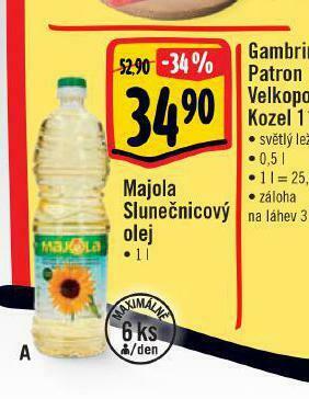Albert Majola slunečnicový olej nabídka