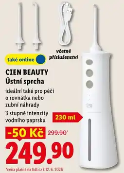 Lidl CIEN BEAUTY Ústní sprcha nabídka