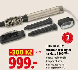 Lidl CIEN BEAUTY Multifunkční styler na vlasy 1500 W nabídka