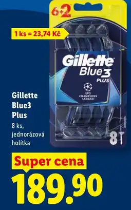 Lidl Gillette Blue3 Plus nabídka