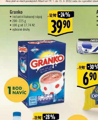 Albert Orion granko nabídka