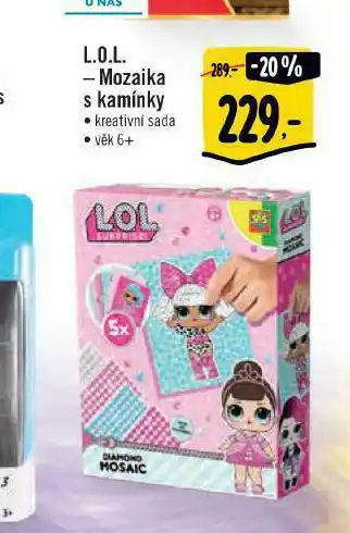 L.o.l - mozaika s kamínky