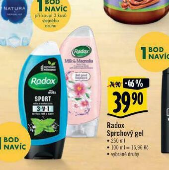 Albert Radox sprchový gel nabídka
