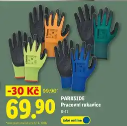 Lidl PARKSIDE Pracovní rukavice nabídka