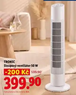 Lidl TRONIC Sloupový ventilátor 50 W nabídka
