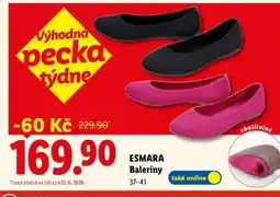 Lidl ESMARA BALERÍNY nabídka