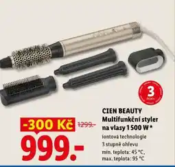 Lidl CIEN BEAUTY Multifunkční styler na vlasy 1 500 W nabídka