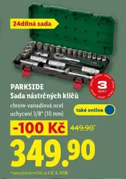 Lidl PARKSIDE SADA NÁSTRČNÝCH KLÍČŮ nabídka