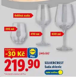 Lidl SILVERCREST Sada sklenic nabídka