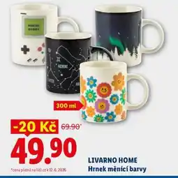 Lidl LIVARNO HOME Hrnek měnící barvy nabídka