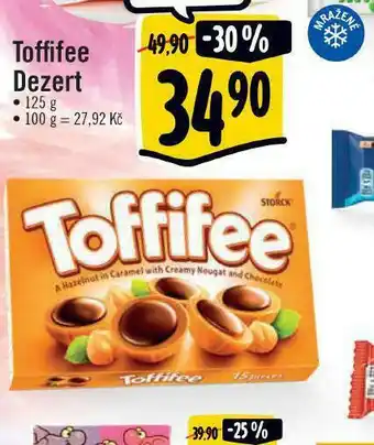 Albert Toffifee dezert nabídka