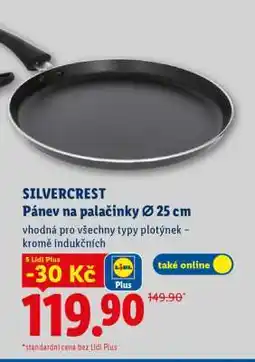Lidl SILVERCREST Pánev na palačinky Ø 25 cm nabídka