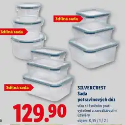 Lidl SILVERCREST SADA POTRAVINOVÝCH DÓZ nabídka